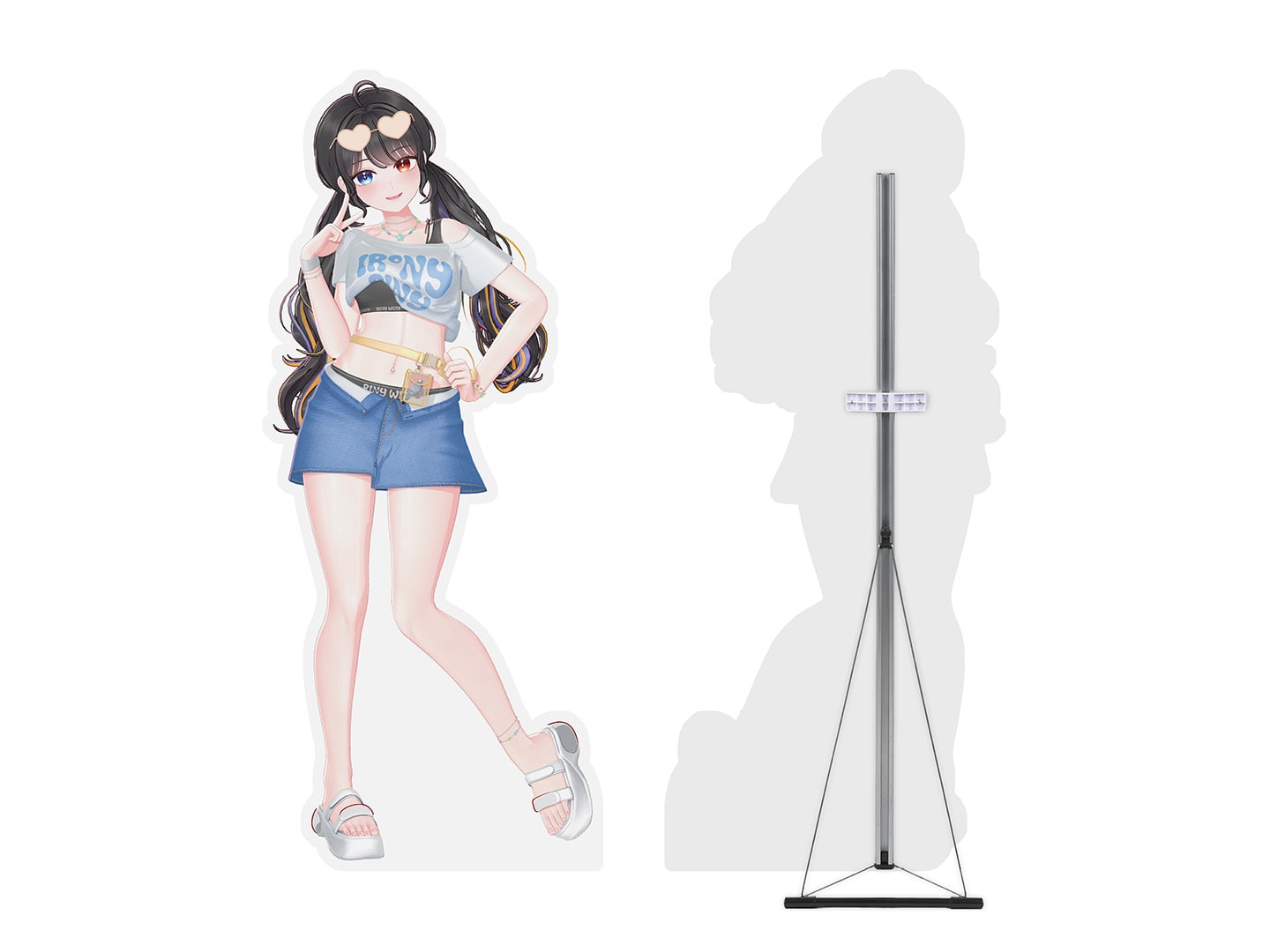 섄디한 등신대 입간판 제작 사례